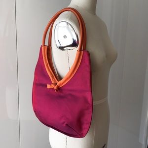 Armani silk formal shoulder bag